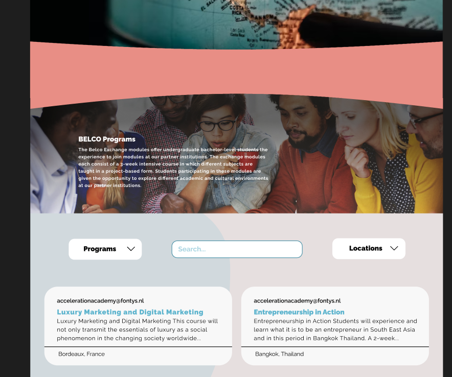 second iteration of exchange prototype